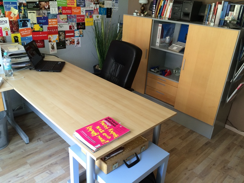 Desk and co-working startup atmosphere in Berlin-Mitte