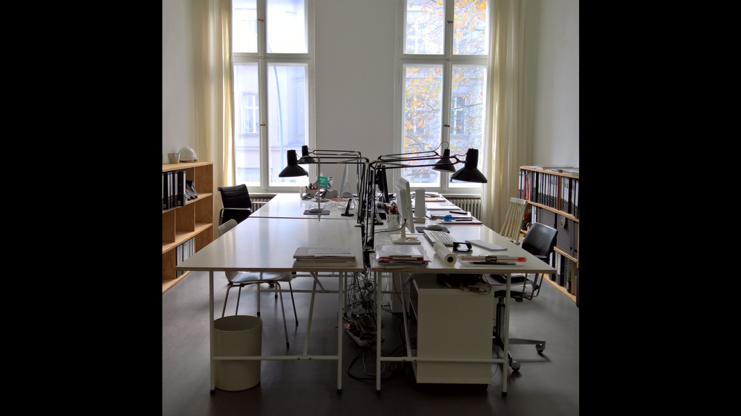 2 desks in friendly office community