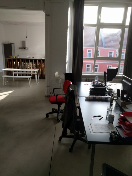 Bright friendly space in quiet work community
