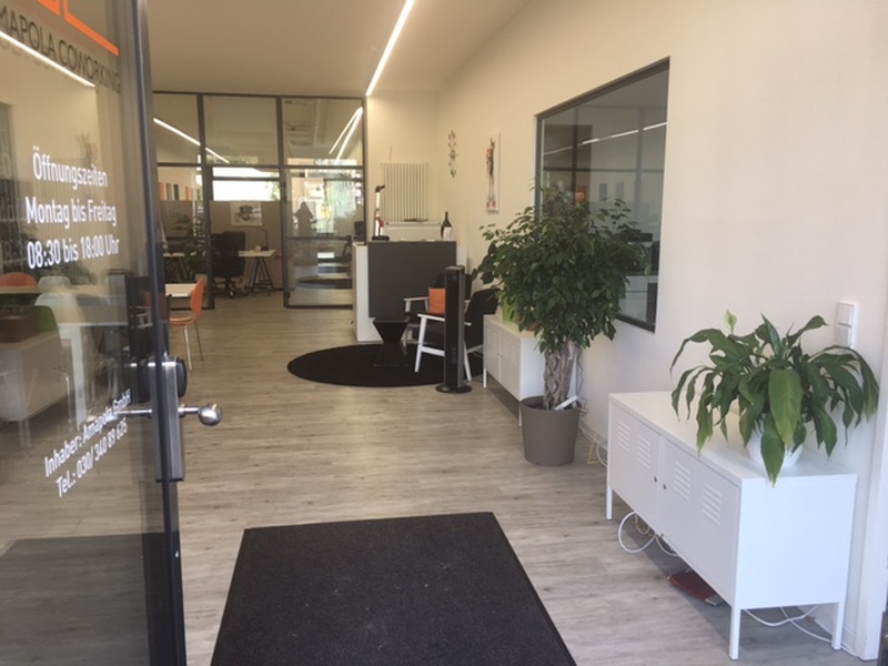 Team-Desk for four from October. 180€ per desk. all incl.